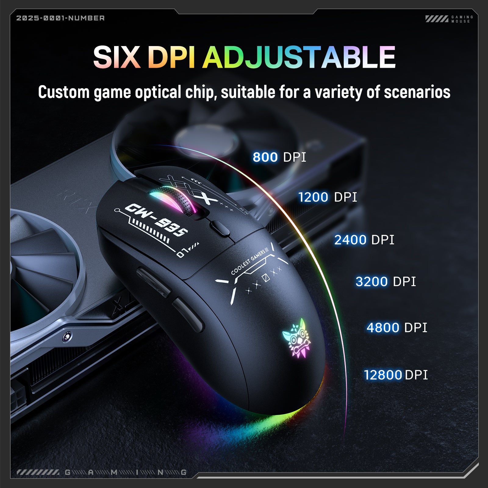 Mouse Inalámbrico RGB 2.4ghz CW935 Onikuma 4 13 7e339ac1 acc1 4e5f 8c13