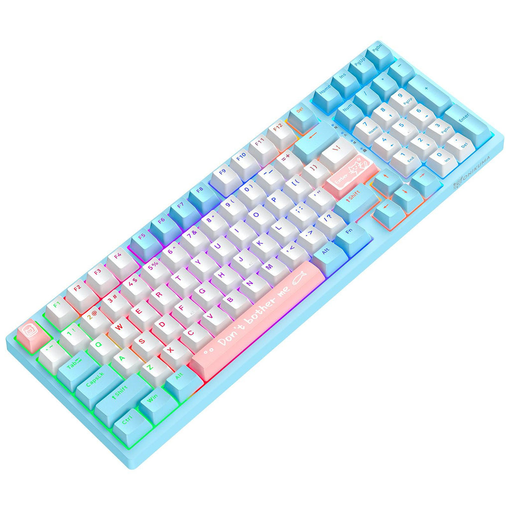 New ONIKUMA G38 Three Color Wired Mechanical Keyboard with
