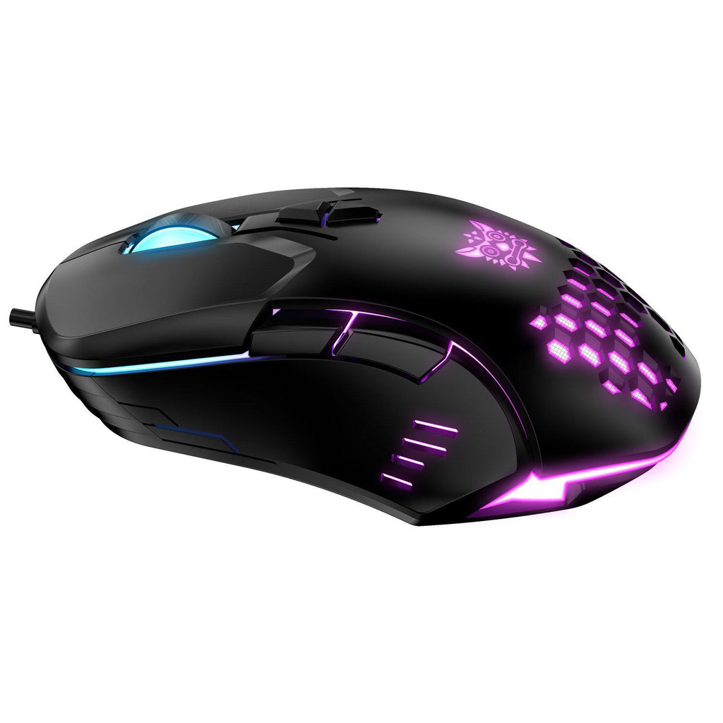 ☆こもも☆⑫ ONIKUMA CW902 Wired Gaming Mouse With Colorful Lighting
