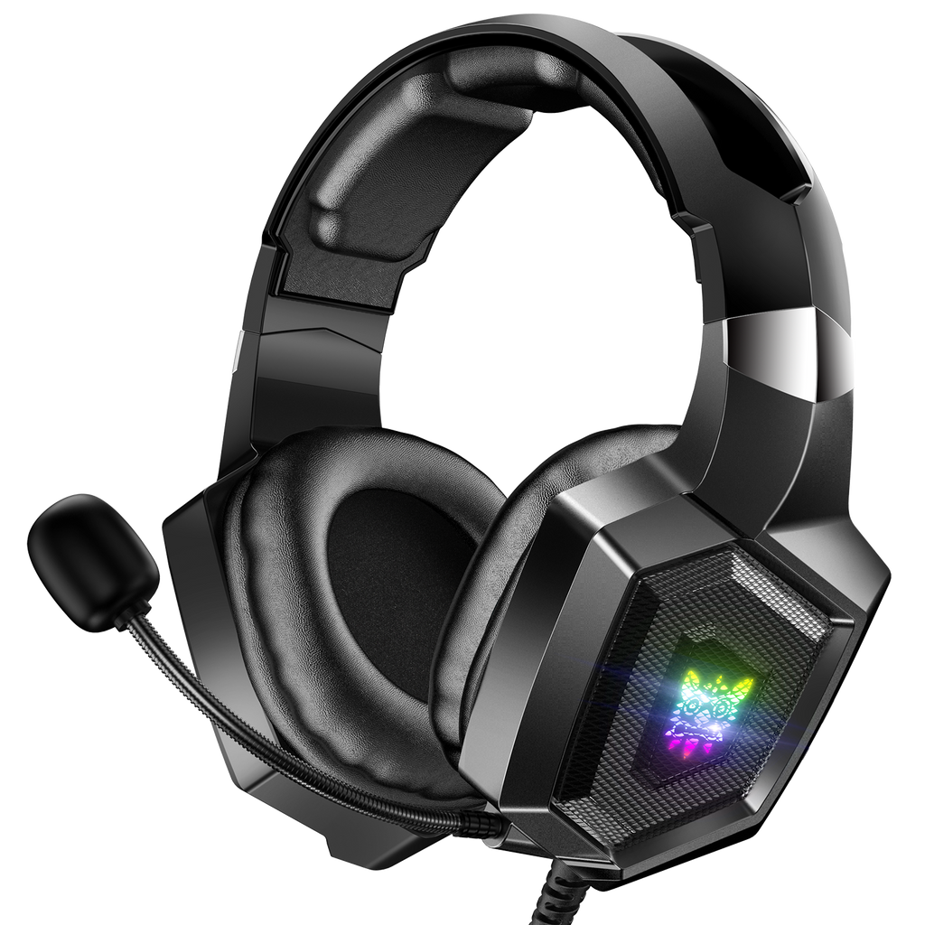 ONIKUMA K8 Wired Stereo Gaming Headphones With Mic LED Lights